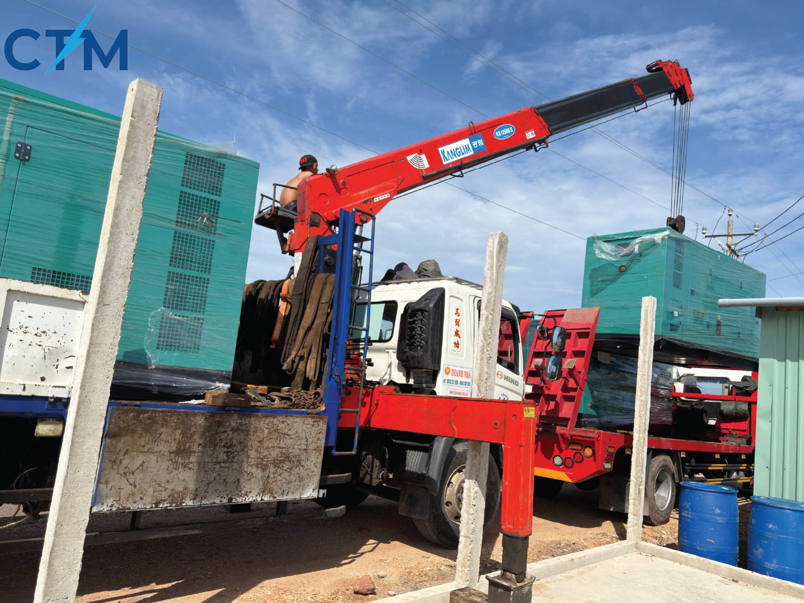 C.T.M cung cấp máy phát điện cho Thủy Hải Sản Trung Sơn