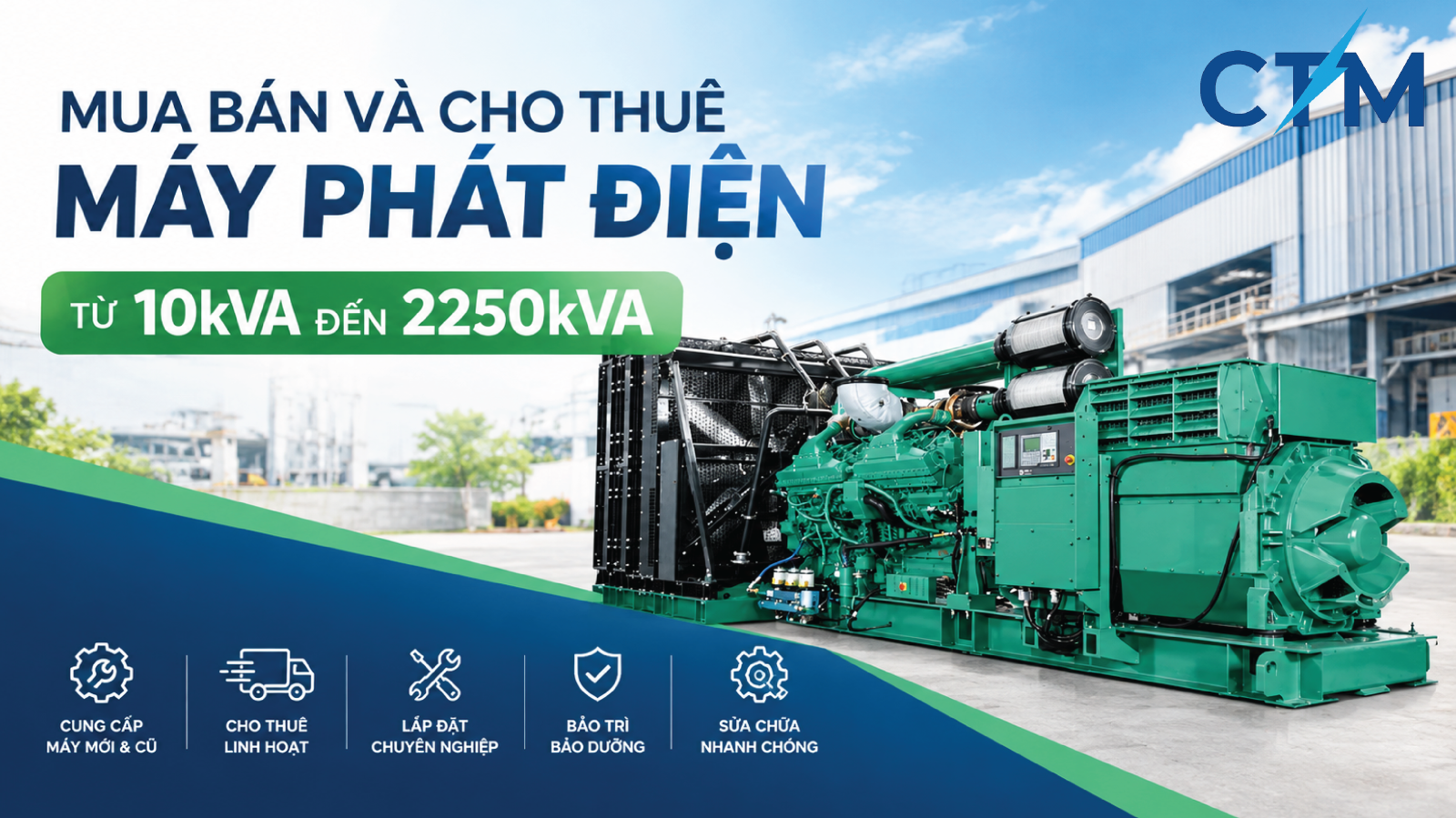 Mua bán và cho thuê máy phát điện