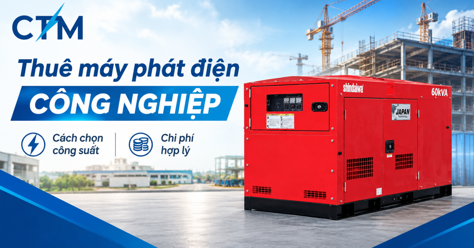 Thuê Máy Phát Điện Công Nghiệp